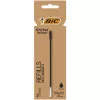 BIC Cristal RE'NEW lodīšu pildspalvas uzpilde, melna, smalka 0,32 mm, 1 gab. 503839