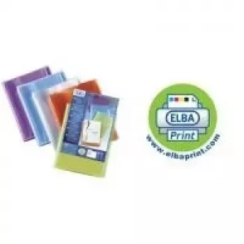 ELBA POLYVISION Prezentācijas mapes grāmata A4, 20 caurspīdīgas kabatas, PP 0,7 mm 054034-17
