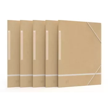 Oxford TOUAREG stūru elastīgā mape A4+ bēša 450gsm TCF pārstrādājama (1 gab.) 400081545