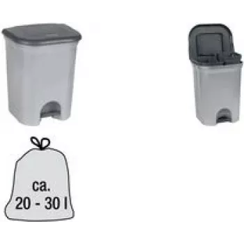 keeeper Torge pedāļa atkritumu tvertne, 2x 11 litri, sudraba 1153616000000