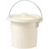 EDA higiēnas spainis ar metāla rokturi, 11,5 litri, krēmkrāsā, izturīga plastmasa, diametrs 340 mm, augstums 270 mm, 1 gab. 019486 BE. CR S