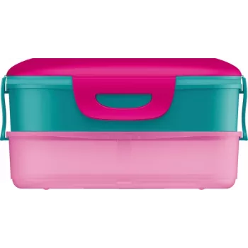 Maped PICNIK Kids Concept Barbie 3-in-1 pusdienu kārba, 1,4 L, 2 nodalījumi + uzkodu kārba, rozā/daudzkrāsu 871097