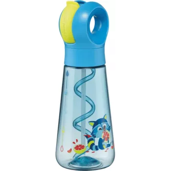 Maped PICNIK Raccoon dzeramā pudele 0,5 L zila ar salmiņu 873101