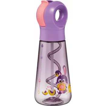 Maped PICNIK Rabbit dzeramā pudele 0.5L purpura ar salmiņu 873102