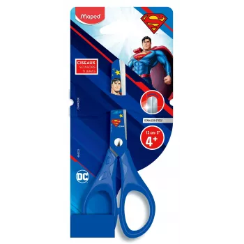Maped Superman bērnu rokdarbu šķēres, noapaļots gals, 130 mm, zilas 464233