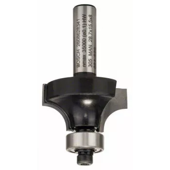 Bosch Expert for Wood frēzgalva ar noapaļošanas profilu 8 mm kāts, R1 8 mm, 15,5 mm griešanas garums, 53 mm kopgarums 2608628341