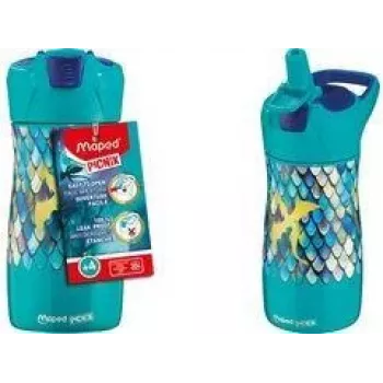 Maped PICNIK bērnu dzeramā pudele no nerūsējošā tērauda 0,43L Dragon Green/Blue 871295