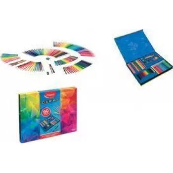 Maped COLOR'PEPS 150 daļu mākslas un zīmēšanas komplekts ar uzglabāšanas kārbu 984726