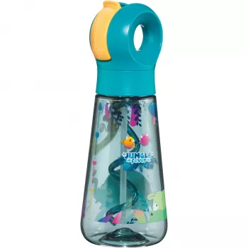 Maped PICNIK JUNGLE FEVER dzeramā pudele, 0,5 L, tirkīza, Ecozen ar salmiņu 873199