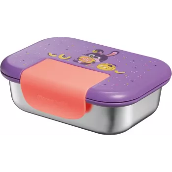 Maped PICNIK pusdienu kārba Rabbit, nerūsējošais tērauds, 0,9 L, plastmasas vāks ar silikona blīvi - 1 gab. (874002)