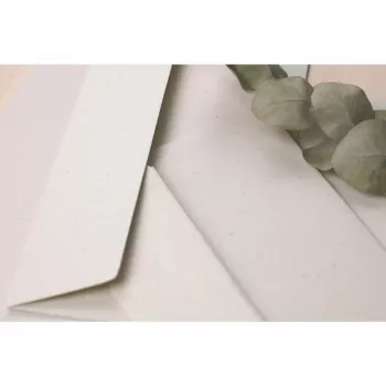 Clairefontaine Pollen Natura kvadrātveida aploksne no pārstrādāta papīra 165 x 165 mm, 120 g/kv.m, atsevišķa vienība 55019C