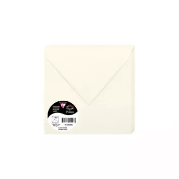 Clairefontaine Pollen kvadrātveida aploksne 165x165 mm dabīgi balta 120 g/m² pH-neitrāla (1 gab.) 56060C