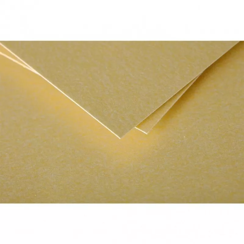 Pollen by Clairefontaine C6 kartīte, zelta, 210 gsm, pH-neitrāla, bez skābes, 110 x 155 mm, 1 gabals (111390C)