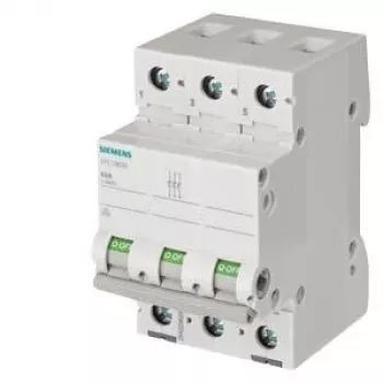 SIEMENS 5TL13910 Atdalītājs 100A 3-poliem 400V AC DIN sliedei