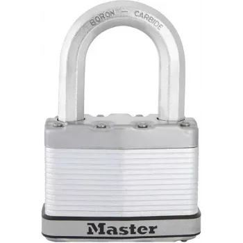 Master Lock Excell laminēta tērauda piekariņš 52mm ar 38mm sprādzi (M5EURDLF)