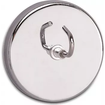 MAUL Magnētiskais āķis ar lielu āķi, iekštelpu, nerūsējošais tērauds un tērauds, 52 mm diametrs, universāls āķis, flīzēm un metālam 61555-96