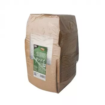 PAPSTAR 87251 Vienreizlietojams pārtikas trauks no kartona - polilaktīds (PLA) brūns