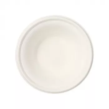 PAPSTAR Cukurniedru bļoda pure, apaļa, 380 ml, balta, kompostējama, 1 gab. 89758