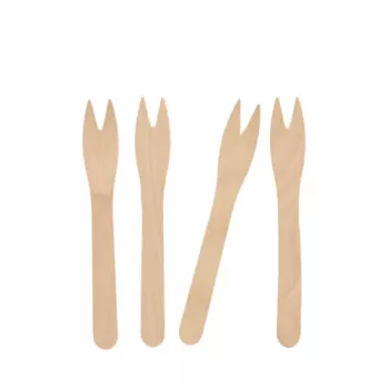 PAPSTAR pure kartupeļu frī dakšiņa, bērza koks, 121 mm, bioloģiski noārdāma, 1 gab. 82557