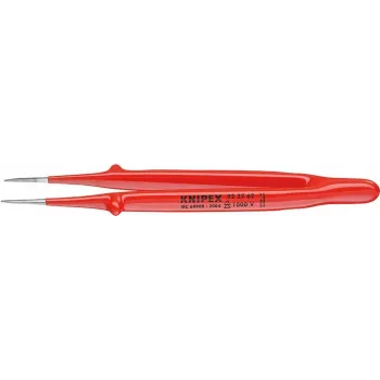 KNIPEX 92 27 62 VDE precīzijas pincete, smails smalks gals, 150 mm, izolēta 1000V