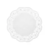 PAPSTAR apaļš kūku salvetes paliktnis, 360 mm diametrā, balts reljefs mežģīņu papīrs, 40 g/m², 1 gabals (12265)