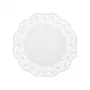 PAPSTAR apaļš kūku salvetes paliktnis, 360 mm diametrā, balts reljefs mežģīņu papīrs, 40 g/m², 1 gabals (12265)
