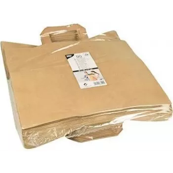 PAPSTAR papīra iepirkumu maisiņš, 320 x 170 x 270 mm, brūns kraftpapīrs, 70 g/m², 5 kg kravnesība, ar rokturi - 1 gab. (86449)