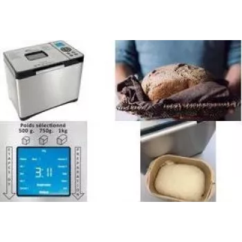Little Balance Easy Bread 650 automātiskā maizes krāsns, 1 kg klaips, 12 programmas, 650 W, balta LB 8398