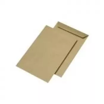 MAILmedia 301017 pasta maisiņš E4, bez lodziņa, mitrā līmēšana, brūns, 130 g/m²