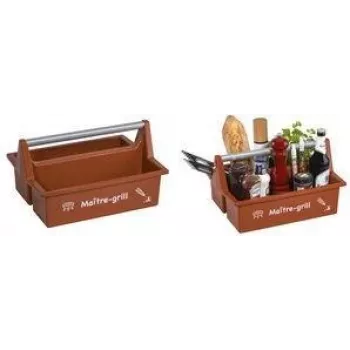 allit McPlus Carry Maître-grill pārnēsājamā soma, brūna 8500908001