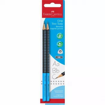 Faber-Castell GRIP 2001 TWO TONE mehāniskā zīmuļa uzgalis, 2,0 mm, mīkstās saķeres zona, blistera kartīte 517093