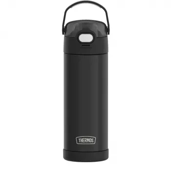 THERMOS FUNTAINER termoss ūdens pudele, 0,47 L, nerūsējošais tērauds, izlecošs salmiņš, izvelkams rokturis 4115.346.047