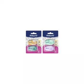Pelikan ergonomiskais PVC nesaturošs plastmasas dzēšgumija, 2 gab. blisterī 400207753