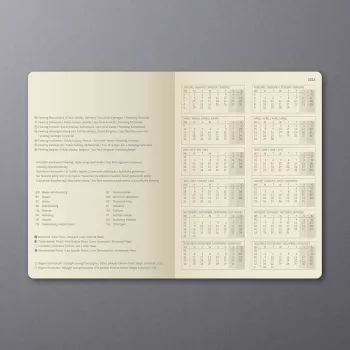 SIGEL Conceptum 2024 nedēļas plānotājs A5, melns, ar elastīgo joslu, pildspalvas turētāju, mākslīgās ādas vāku, 176 lappuses, 145 x 210 mm, C2424