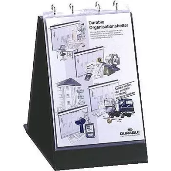 DURABLE Flipchart kabatas A3 ainavas formātā, 10 gab., caurspīdīgas, pret atspīdumu 857719