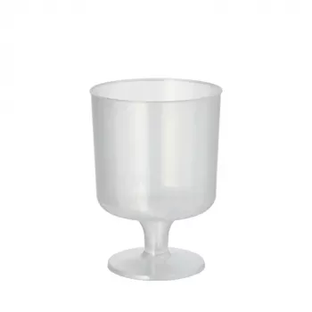 PAPSTAR Daudzkārt lietojama sarkanvīna glāze PP, 0,2 L, caurspīdīga, 10 gab., polipropilēns, diametrs: 72 mm, augstums: 100 mm - 1 gab. (89728)