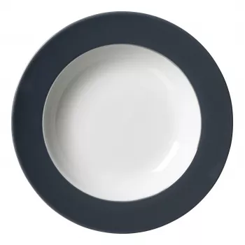 Ritzenhoff & Breker Doppio Anthracite zupas šķīvji 220 mm porcelāns, 6 gab.