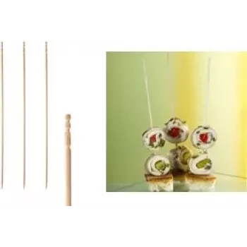 PAPSTAR Finger Food iesmiņi 90 mm bambuss 500 gab. (81097)