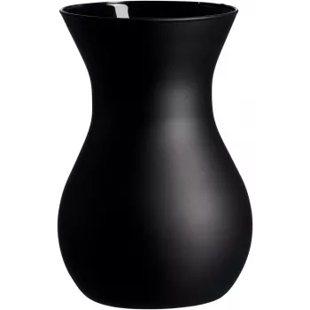 Ritzenhoff & Breker ANNALENA matēti melna konusveida stikla ziedu vāze, 180 mm 816693