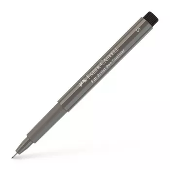 Faber-Castell PITT Artist Pen, Warm Grey IV, pigmentēta Indijas tinte, otas uzgalis, augsta gaismas noturība, 1 pildspalva 167073