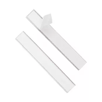 DURABLE LABELFIX® pašlīmējošs etiķešu turētājs 200x20 mm, caurspīdīgs, 10 gab. 802019