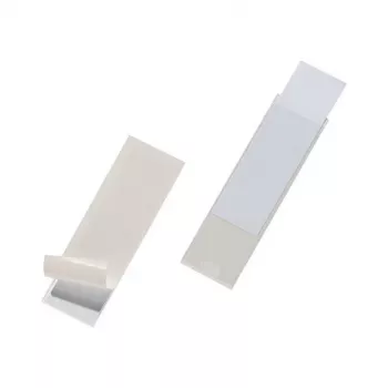 DURABLE POCKETFIX pašlīmējošā kabatiņa 100x30 mm, caurspīdīga, 10 gab. iepakojumā 807319
