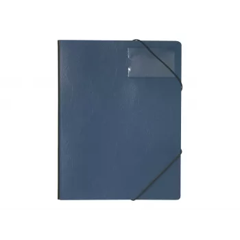DURABLE Premium stūra mape A4 tumši zila cietā plēve ar elastīgām stūru saitēm 2320-07