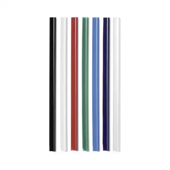 DURABLE Klemmschienen A4 6mm skavas, 50 gab., caurspīdīgas 293101