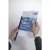 DURABLE A4 spiedes iesiešanas sloksnes, 100 lapu ietilpība, caurspīdīgs PP, 50 gab. iepakojums 293919