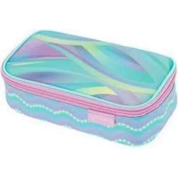 herlitz beatBox New Batik Minty Love penālis, poliesteris, XXL rāvējslēdzējs, 1 gab. 400205929