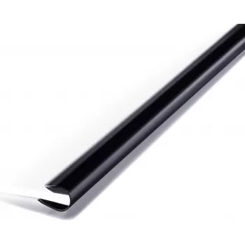 DURABLE Clamp Rails A4 9 mm, 25 gab., caurspīdīgas, 290919