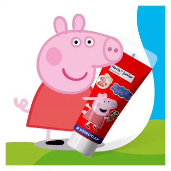 STAEDTLER Noris junior Peppa Pig pirkstu krāsas, 4 x 150 ml, no 2 gadiem 8814 L1