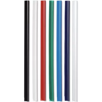 DURABLE DURACLIP A4 spiedes sliedes 6 mm caurspīdīgas (50 gab. iepakojums) 293119