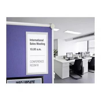 DURABLE DURAFRAME GRIP A4 informācijas rāmis, pašlīmējošs, melns, 1 gab. 496823